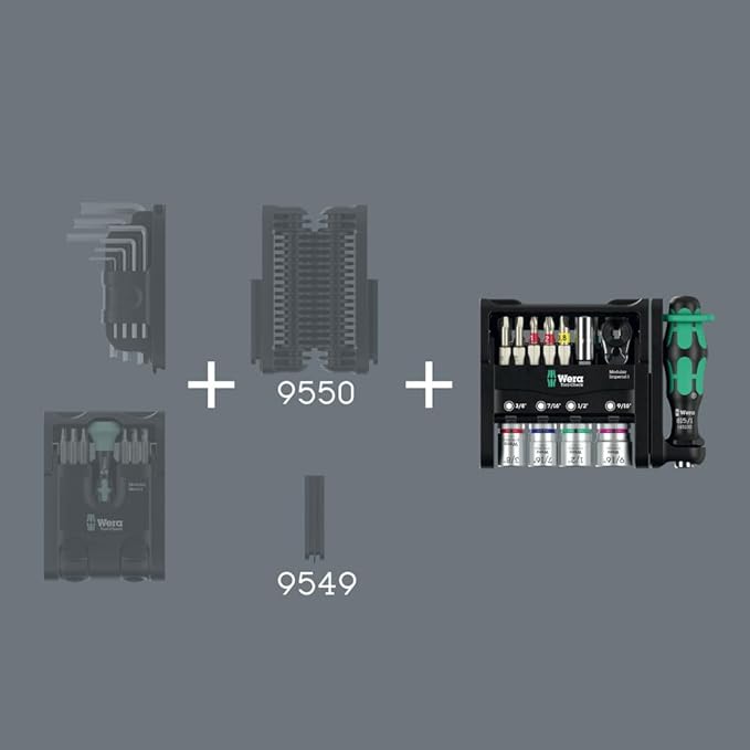 Wera 05049001001 Tool-Check Modular Imperial 1, 21 piezas miniatura 4