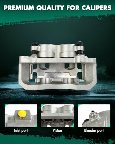 Image of SCITOO 18B4747 Front Left Disc Brake Caliper Assembly w /Bracket For Dodge For Ram 2500 2000-2002,For Dodge For Ram 3500 2000-2002,For Dodge For Ram 4000 2000-2002