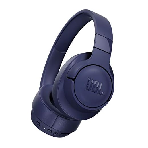 JBL TUNE 750BTNC - Wireless Over-Ear Headphones with Noise Cancellation - Blue