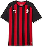 Cuello redondo Puma AC Milan Match Fan Camiseta, Hombre, Tango Red/Nero, X-Large