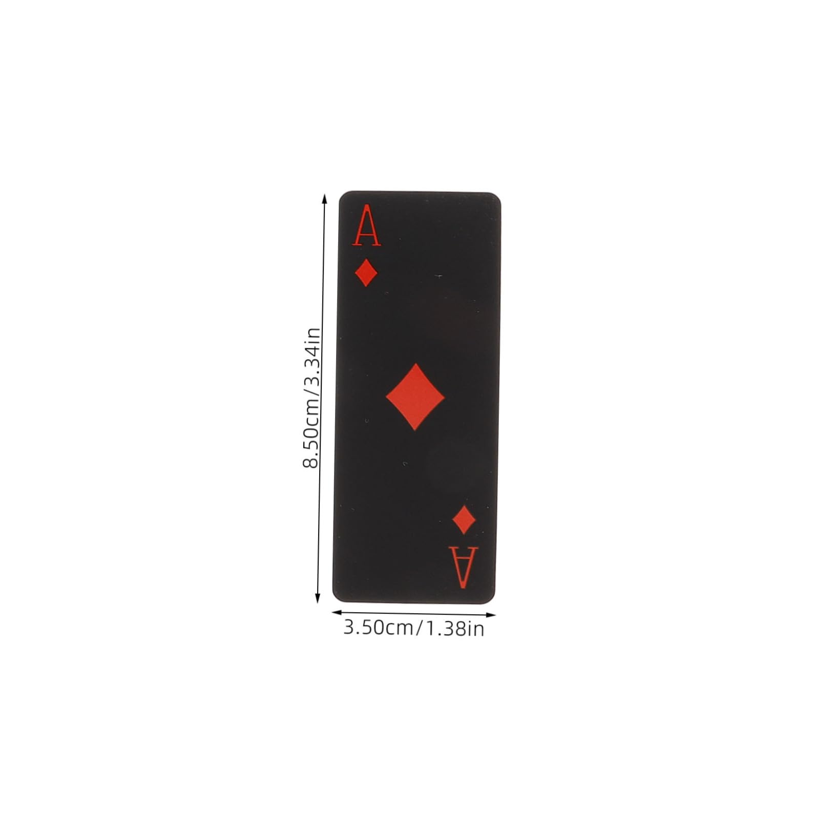Wasserfeste Pokerkarten aus Pvc Schwarzes Kartenspiel Halloween Feier