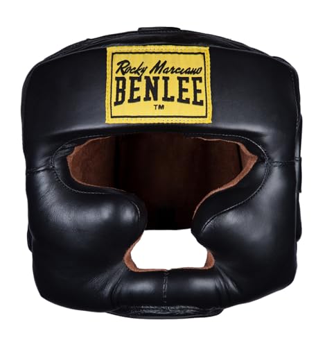 Interno pelle vc BenLee Rocky Marciano Casco da Boxe Full Face Protecion, Nero (Schwarz), L/XL