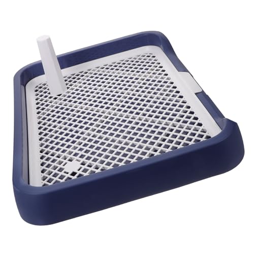 Toddmomy 犬用トイレトレイ 多機能ペット用便器 大容量防滴設計 プラスチック製 犬用小便器 室内トイレトレーニング用品