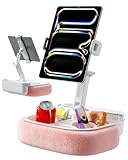 【Support Oreiller Multifonction 4-en-1】Un oreiller, quatre façons de l'utiliser – support tablette, support téléphone, support livre ou oreiller de genoux confortable. Retirez simplement le bras pour changer de mode instantanément. Parfait pour lire au lit, regarder des séries sur le canapé, jouer par terre ou passer des appels vidéo mains libres.