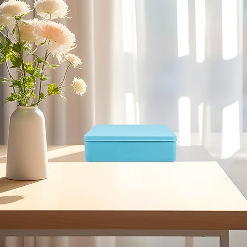 Lata de galletas elegante y de gran capacidad para almacenamiento 8