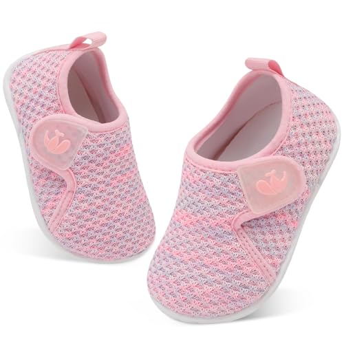 Image of FEETCITY Toddler Walking Shoes Slip On Toddler Shoes Boys Girls Kids Sports Sneakers Casual School Shoes Barefoot Shoes