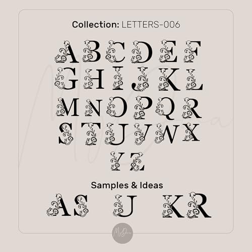 Bracelet manchette lettres fleuries avec prénom personnalisé et initiales - 3