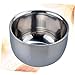 Ipetboom Men's Shaving Accessory Stainless Steel Shaving Bowl Shaving Soap Cup Bubble Bowl for Daily Use