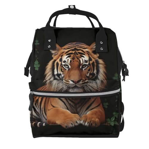 Sac à dos à langer grande capacité : le sac à dos pour maman active alliant confort et style tigre