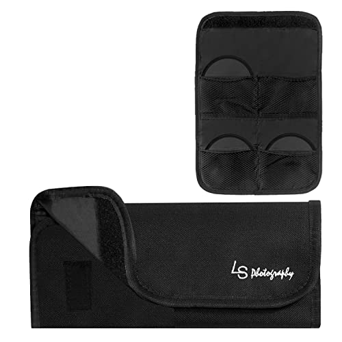 Ls Photography 4 Pocket Camera Lens Filter Case Carry Pouch For Round Circular Or Square Filters, Lgg29 #TOP25