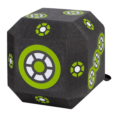 Image of Dice Archery Target, All-Side Foam Archery Target Block, Outdoor Portable Arrow Target with Carry Handle, Cube Shooting Target for Compound Bows&Recurve Bows Hunting Practice