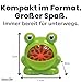 Gamez Jam Frog Seifenblasenmaschine für Kinder Kleinkinder Babys Haustiere Batterie betriebenes Bubble Gerät mit Lösung Indoor Outdoor Party Geschenk