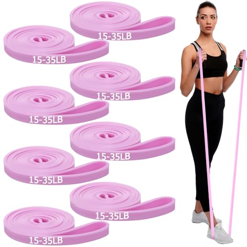 Image of 8 Pcs Resistance Bands Pull up Bands Pull up Assistance Bands Exercise Workout Bands for Working Out Muscle Training Physical Therapy Muscle Training Men and Women