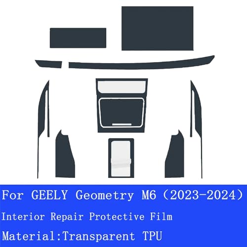 Film TPU Geely Geometry M6 protection habitacle écran voiture