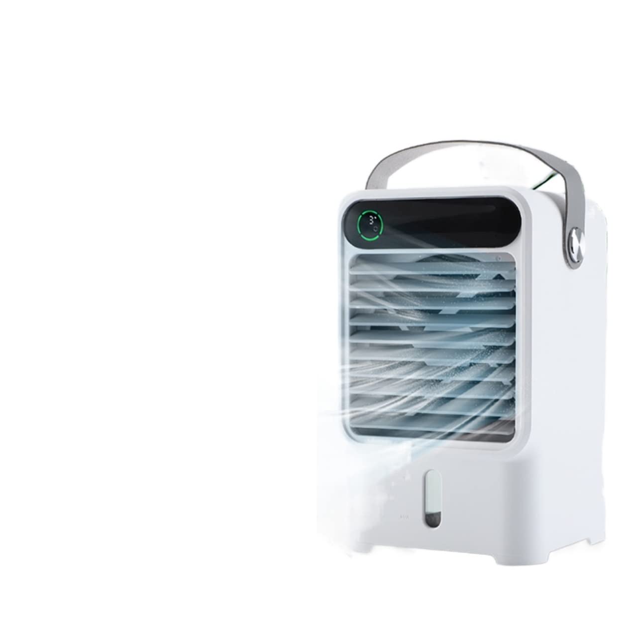GLETSF Portable Air Conditioner Portable Air Conditioner Mini Personal Evaporative Cooler ，White