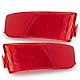 Easy Link 2x Reflektor Links Rechts Stoßstange Rückstrahler Kompatibel mit Mercedes Sprinter W906 2006-2018 VW Crafter 2006-2016 A9068260040 A9068260140