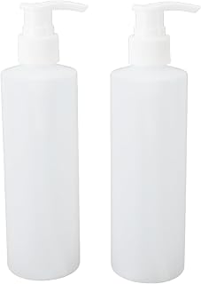 Massage Oil Warmer Replacement Bottles Refillable Professional Shampoo Pump Bottles for Lotion Heater 2pcs 250ml ABS Plastic