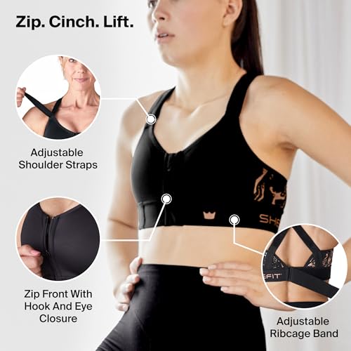 SHEFIT Flex Sports Bra for Women, Medium Impact Sports Bra2