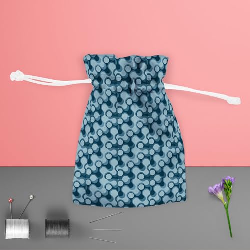Image of ArtzFolio Abstract Retro D3 | Pouch Wrist Potli Bag | Bag for Weddings & Casual Parties