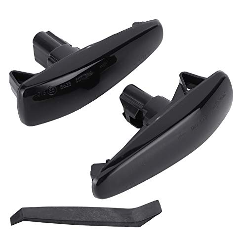 Yctze Car Side Lamp, Smoke Amber Color Car Side Lamp Turn Light 8351A001 Replacement for Lancer/Evolution Evo X lancer