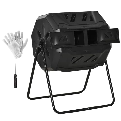Outsunny Tumbling Compost Bin