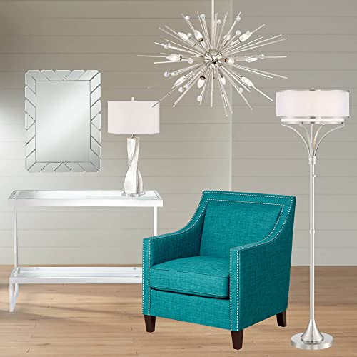 Studio 55D Flynn Teal Upholstered Armchair #TOP7