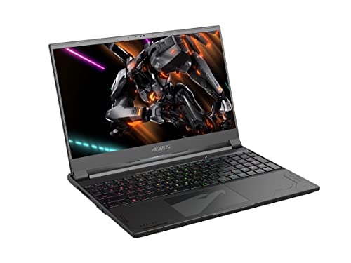 GIGABYTE AORUS 15X: 15,6' 16:9 Moldura fina QHD 2560x1440 165Hz, NVIDIA GeForce RTX 4070 Laptop GPU 8GB GDDR6, Intel Core i9-13900HX, 16GB DDR5 RAM, 1TB SSD, Win11 Home (AORUS 15X glide