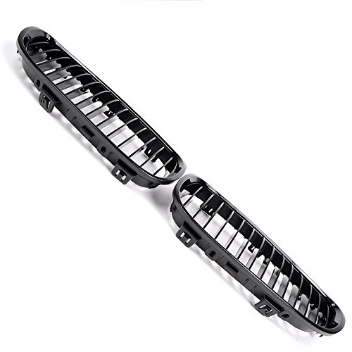 Astra Depot Auto Car Exterior Center Grille Front Kidney Grill Compatible With E92 2D Coupe E93 Convertible Pre-Facelift 07-10 3-Series M3 E90 E92 08-13 #TOP6