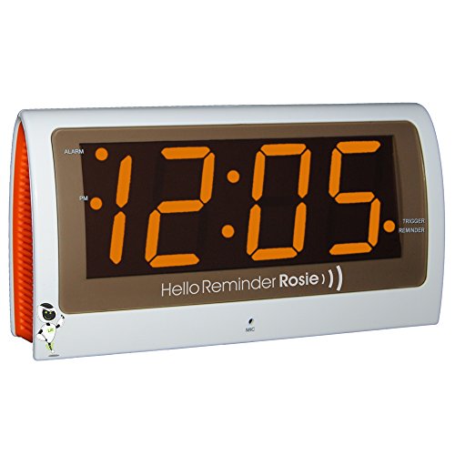 Life Assistant Technologies Reminder Rosie Talking Alarm Clock with Personalized Voice Reminders