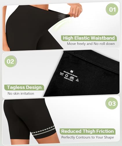 Image of 4 Pack Cotton Boy Shorts Underwear for Women