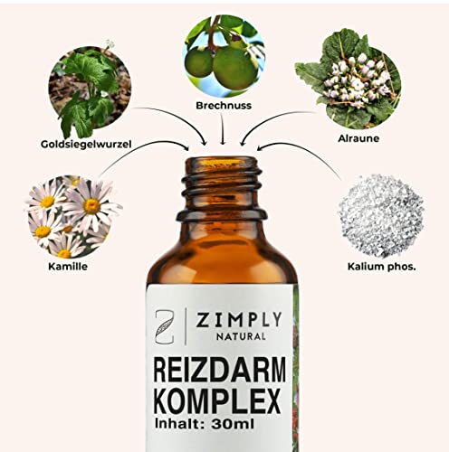 Zimply Natural Reizdarm Komplex Spray mit pflanzlichen Inhaltsstoffen