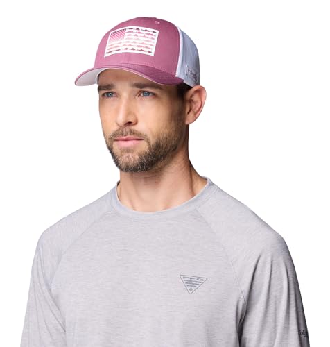 Image of Columbia PFG Fish Flag Mesh Snapback