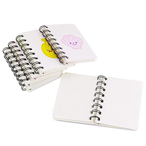 Wpxmer 6 Pack Mini Spiral Notepads, Cute Memo Pad Notebooks For Kids Party Favors, Goodie Bag Stuffers, Gift Or Prize, 4.1 X 3.1 Inches #TOP4
