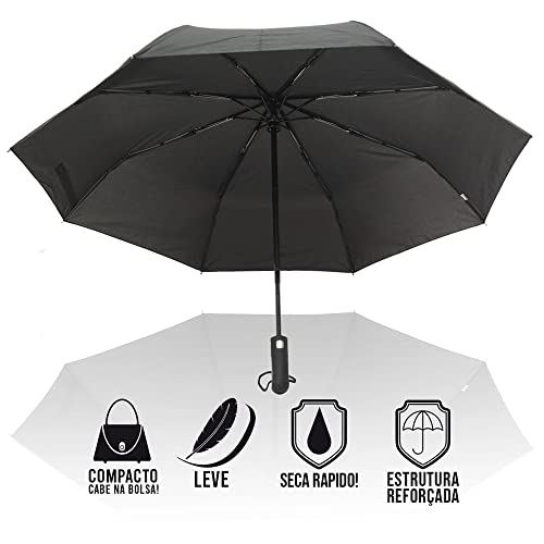 Guarda Chuva Grande sombrinha Original Abre e fecha Automático Reforçado Contra Vento