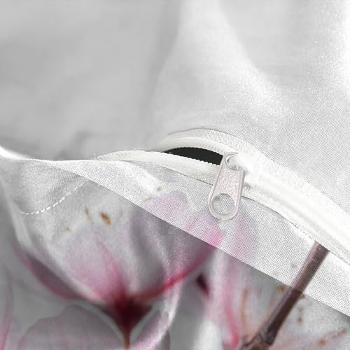 Parure de lit fleurs roses en microfibre de qualité supérieure - 8