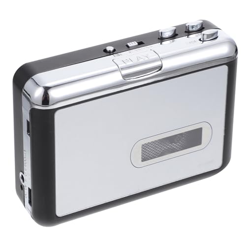 DOITOOL USB Cassette Music Player Tape Audio Converter Without Battery Digital Audio Converter for Easy Cassette to USB Transfer Compact and Portable Design