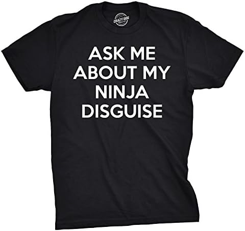Toddler Ask Me About My Ninja Disguise Karate Face Mask Flip Tee
