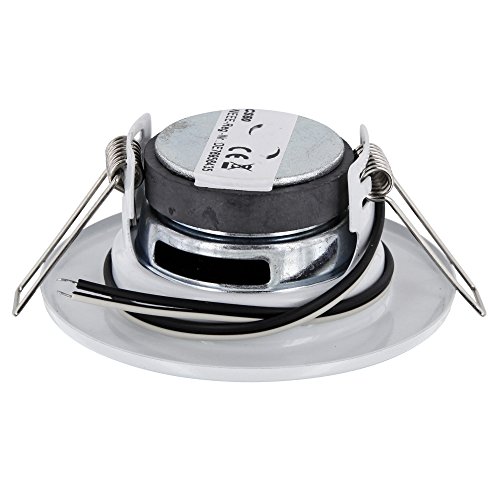 HAVA Vollmetall Einbau Lautsprecher, Halogen-Design, Einbau 60mm