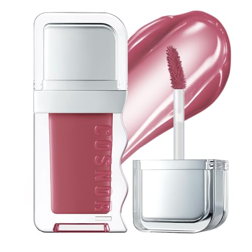 COSNORI Flow Wave Lip Tint - Vegan Glassy Lip Gloss, Lightweight & Long-lasting, Plant-derived Oil Moisturizer, K-Beauty (15 FIG JAM)