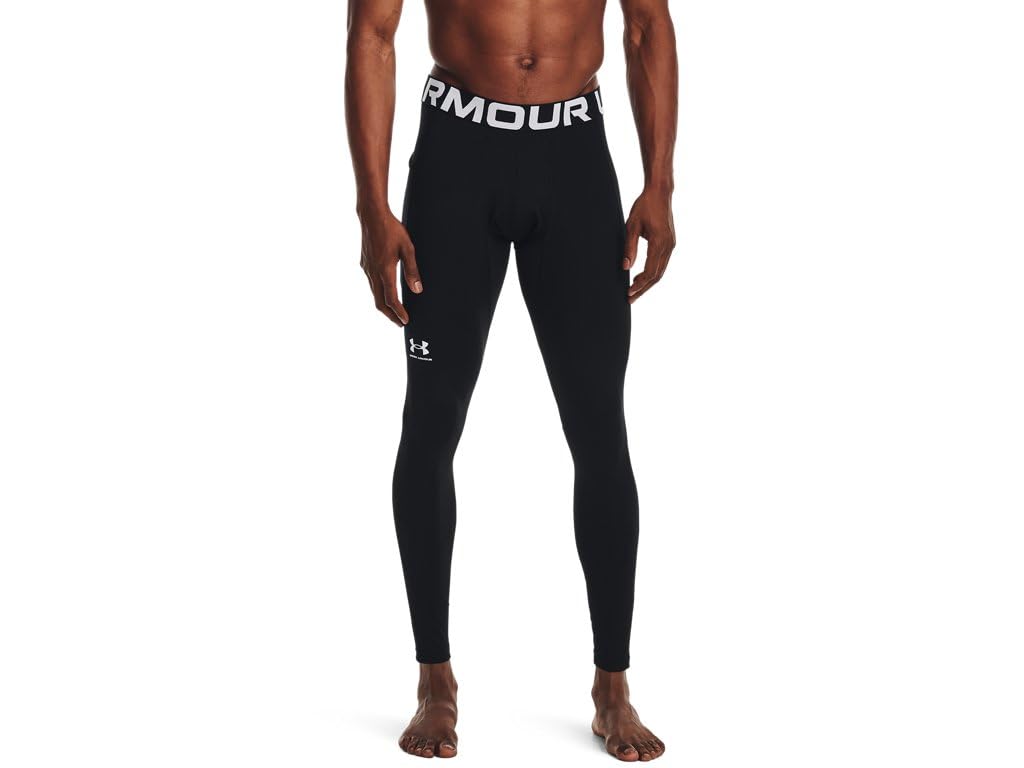 Under Armour ColdGear Mens Leggings 4XLT Black-White, 4X-Large Tall