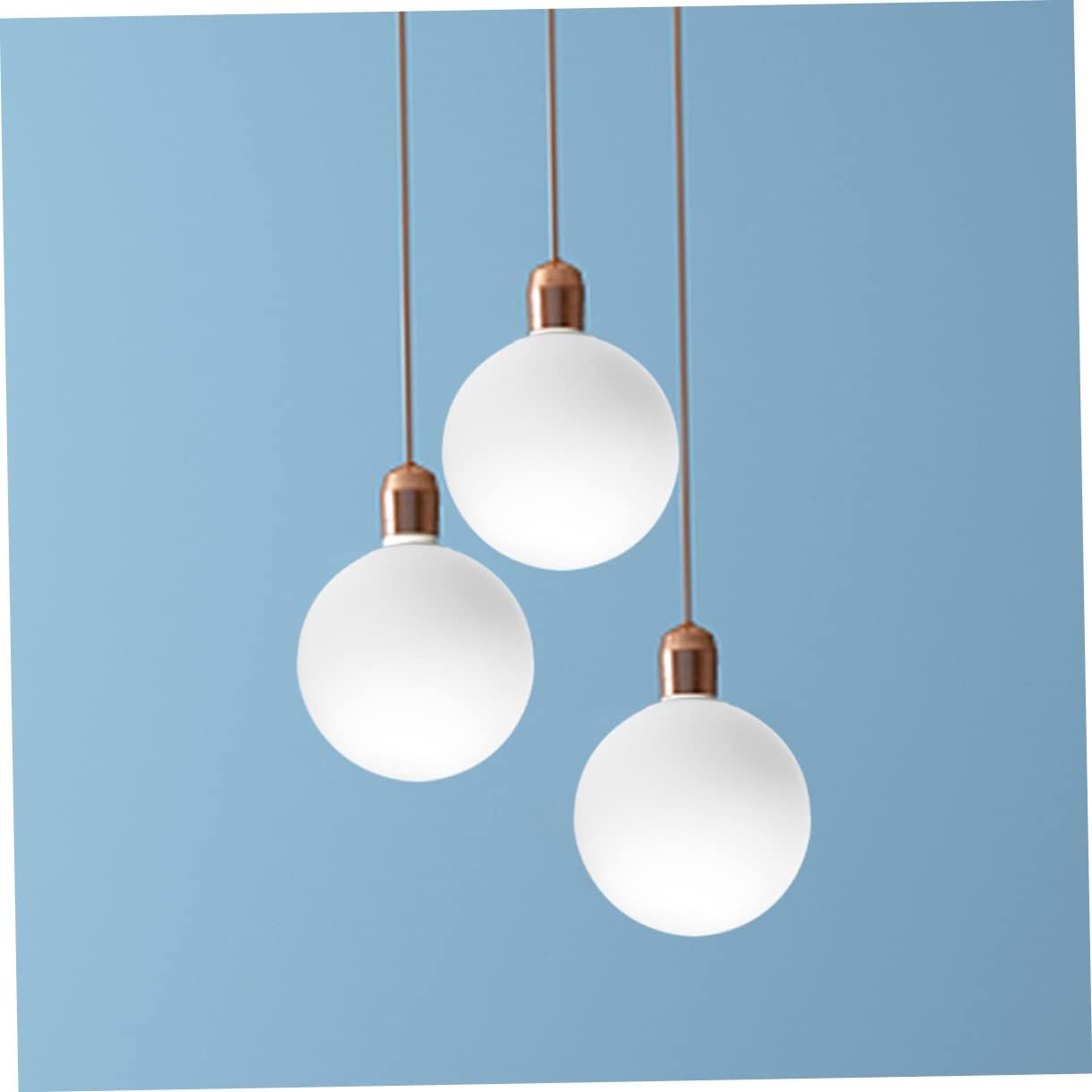Angoily Glass Globe Lampshade 4.72 Inch Replacement Spherical Lamp Shade Cover for Ceiling Light Fixture Chandelier Pendant Lamp