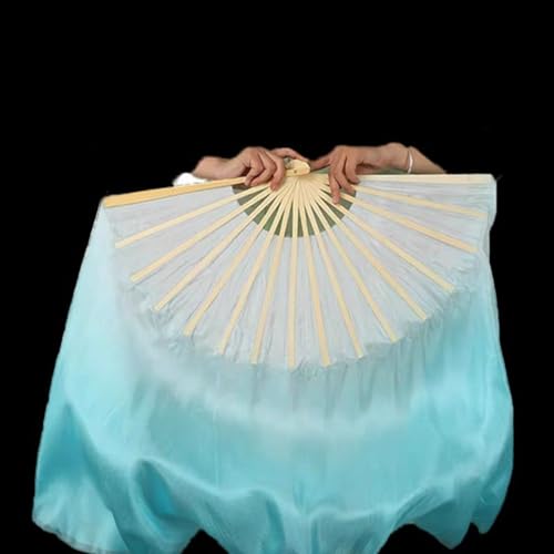 Abanico de baile de mano derecha degradado de 40 cm para danza clásica