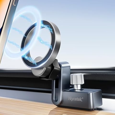 Ncyetek Tesla Phone Mount Holder, [Never Drop] Tesla Model Y 3 Vent Phone Mount, Tesla Model Y 3 Accessories, Adjustable Tesla Magnetic Phone Holder for iPhone Pro Max Samsung and More Cover