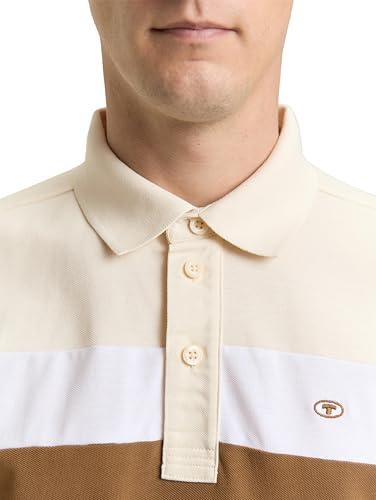 Piqué Poloshirt mit Blockstreifen – Ansicht 5