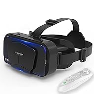 Protección contra la luz azul, comodidad garantizada: Auriculares VR fáciles de configurar y usar. Simplemente abre un juego o video compatible con VR en tu teléfono móvil y colócalo en los auriculares 3D para comenzar tu experiencia VR. La distancia...
