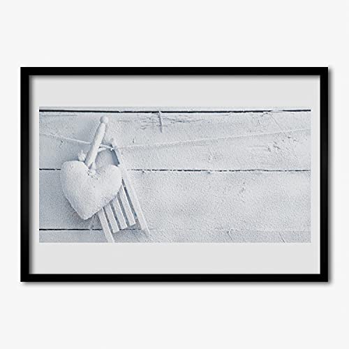 Cadre en MDF 100x70 cm et affiche abstraction graphic durable