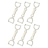 Construction en alliage : fabriquées en alliage, ces boucles de ceinture à chaîne garantissent une utilisation durable et apportent une touche d'élégance à vos ceintures et accessoires. boucle à double ardillon, boucle à anneau