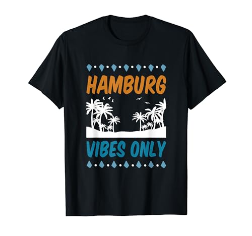 Hamburgo Vacation Vibes Party Tour Colorido Camiseta