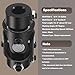 Steering Shaft Universal U Joint Automotive Replacement Universal Joints Coupler U-Joint Coupling (1, Black, 5/8