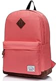 Vaschy School Backpack for Teens with 15 inch Laptop Compartment Lightweight Casual Rucksack...